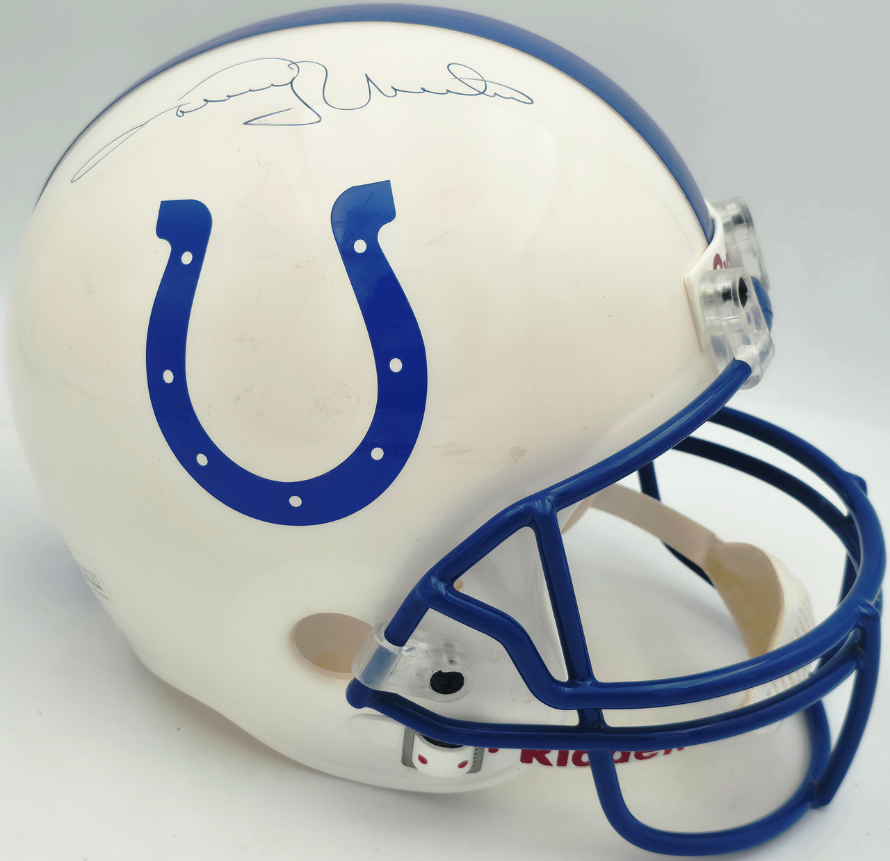 johnny unitas autographed helmet