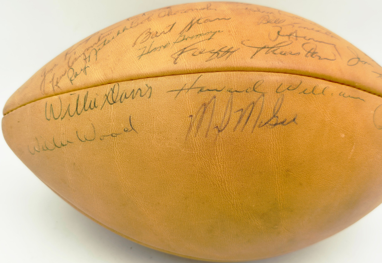 1962 Green Bay Packers NFL Champions Autographed Official NFL