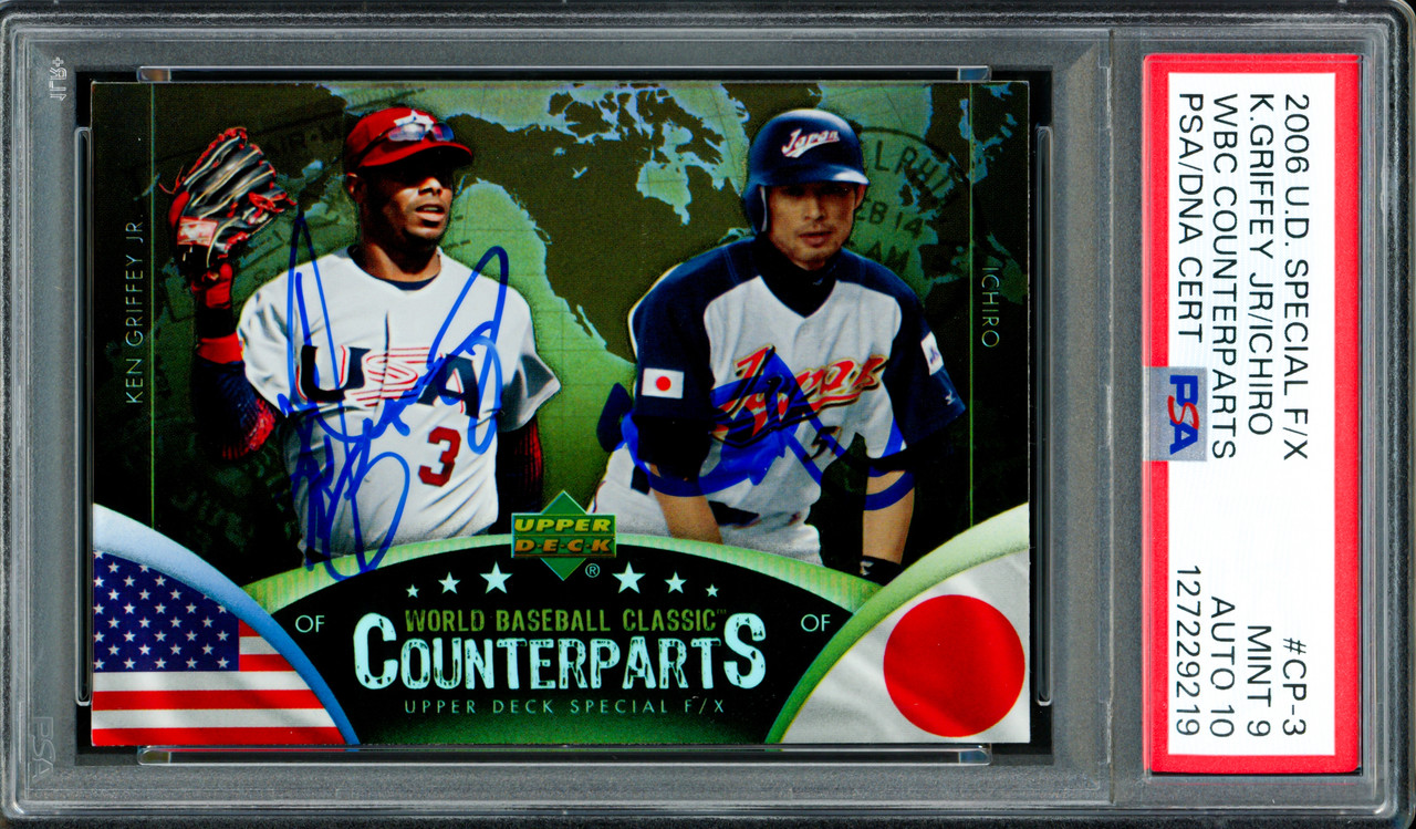 Ken Griffey Jr. & Ichiro Suzuki Autographed 2006 Upper Deck
