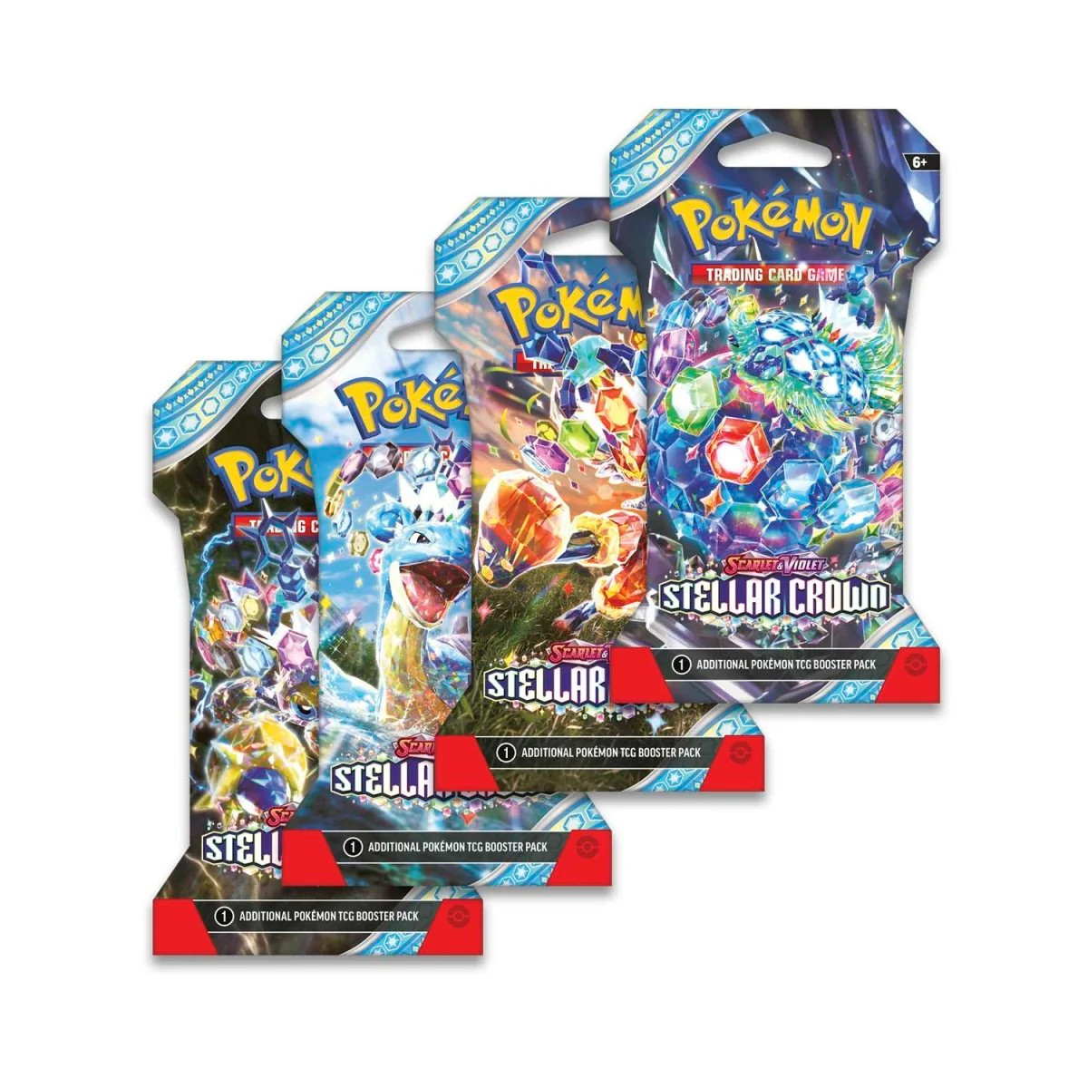 Pokemon Scarlet & Violet Stellar Crown Sleeved Booster Pack (1