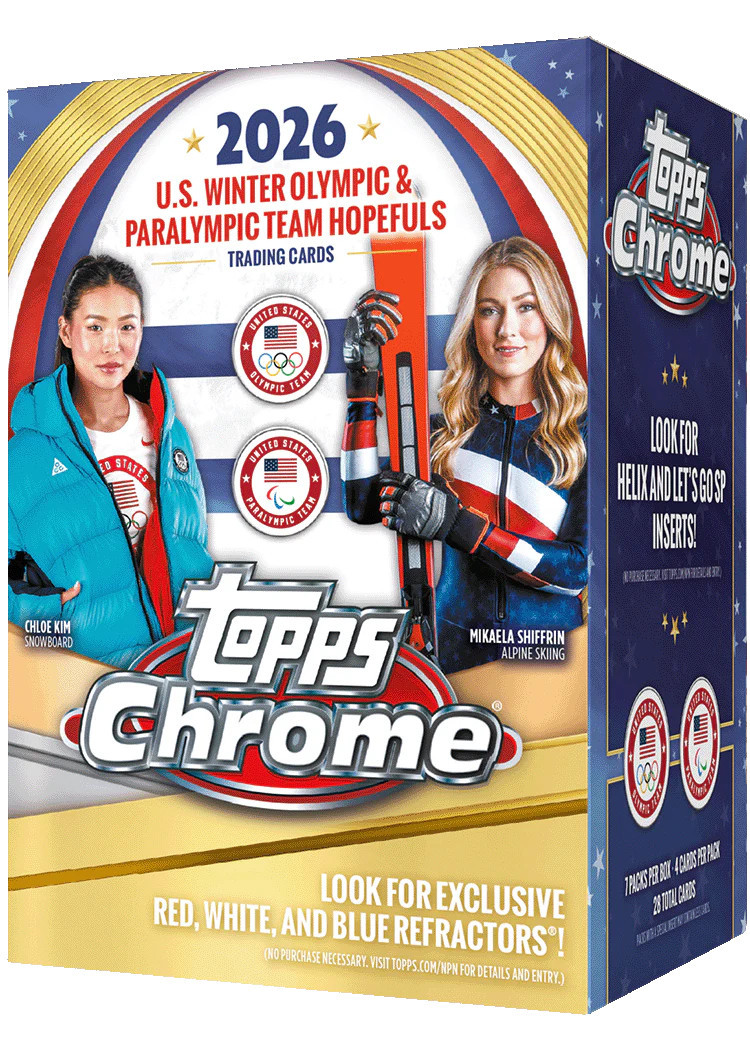 2026 Topps Chrome US Olympic & Paralympic Hopefuls Blaster Box