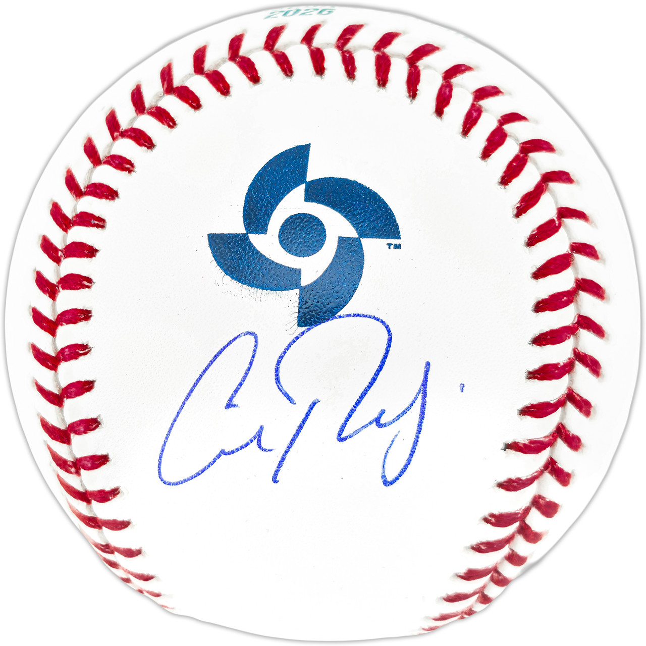 Cal Raleigh Autographed Official 2026 WBC Logo Baseball Team USA