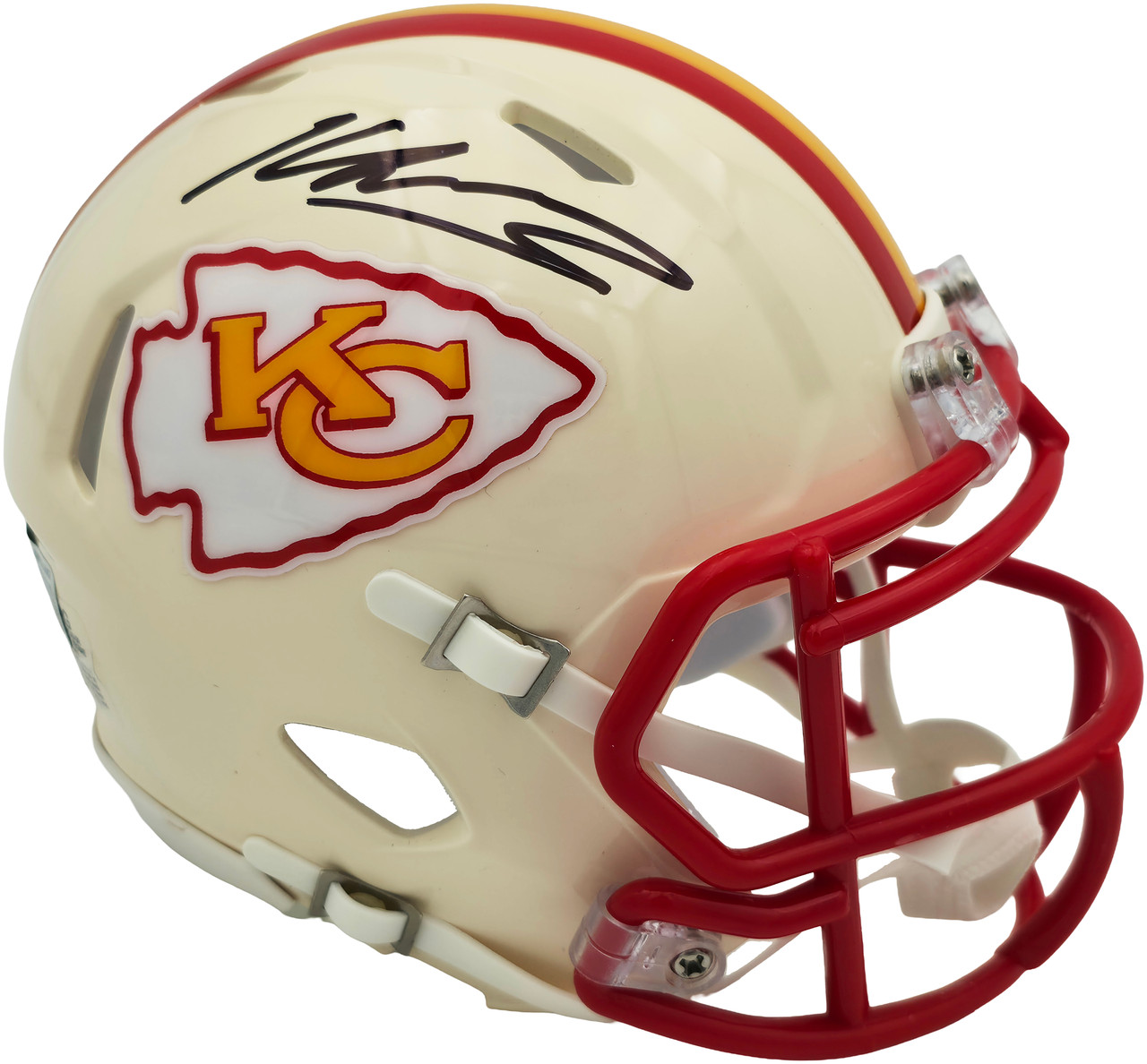 Kenneth Walker III Autographed Kansas City Chiefs Cream Retro