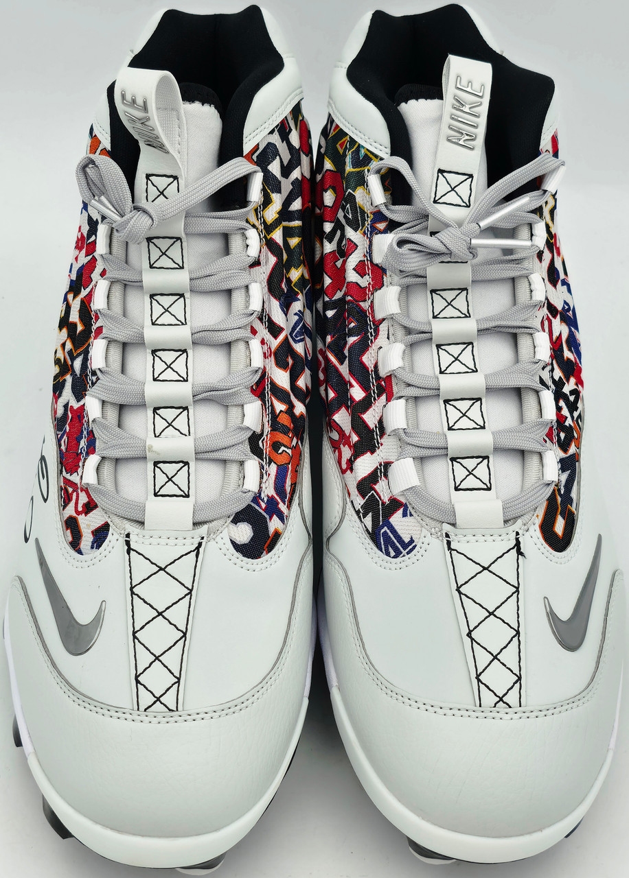 Ken Griffey Jr. Autographed White Nike Griffey 2 Mcs Jackie