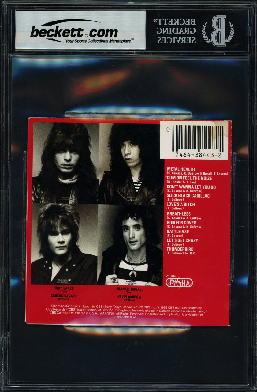 Quiet Riot Autographed CD Booklet Mental Health With 4 Signatures