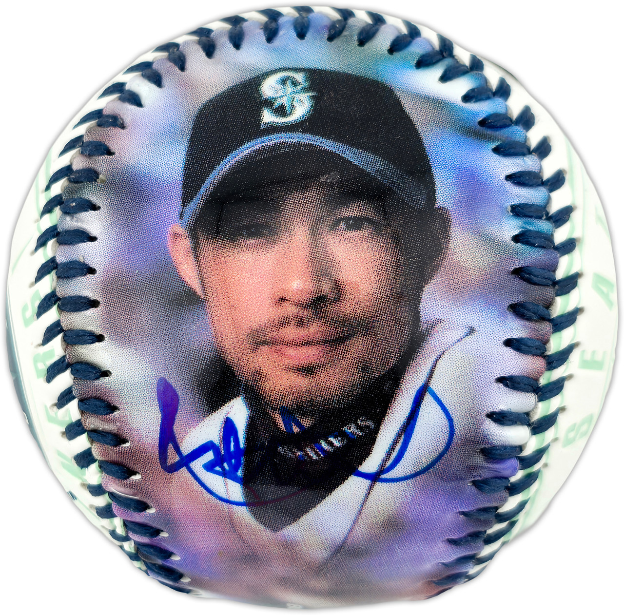 Ichiro Suzuki Autographed Official Fotoball Baseball Seattle