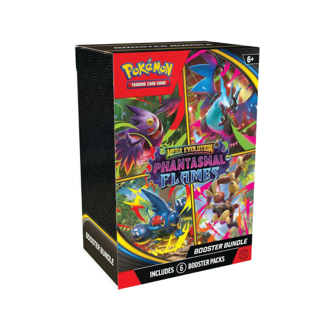 Pokemon Mega Evolution ME2 Phantasmal Flames Booster Bundle Box - Mill  Creek Sports