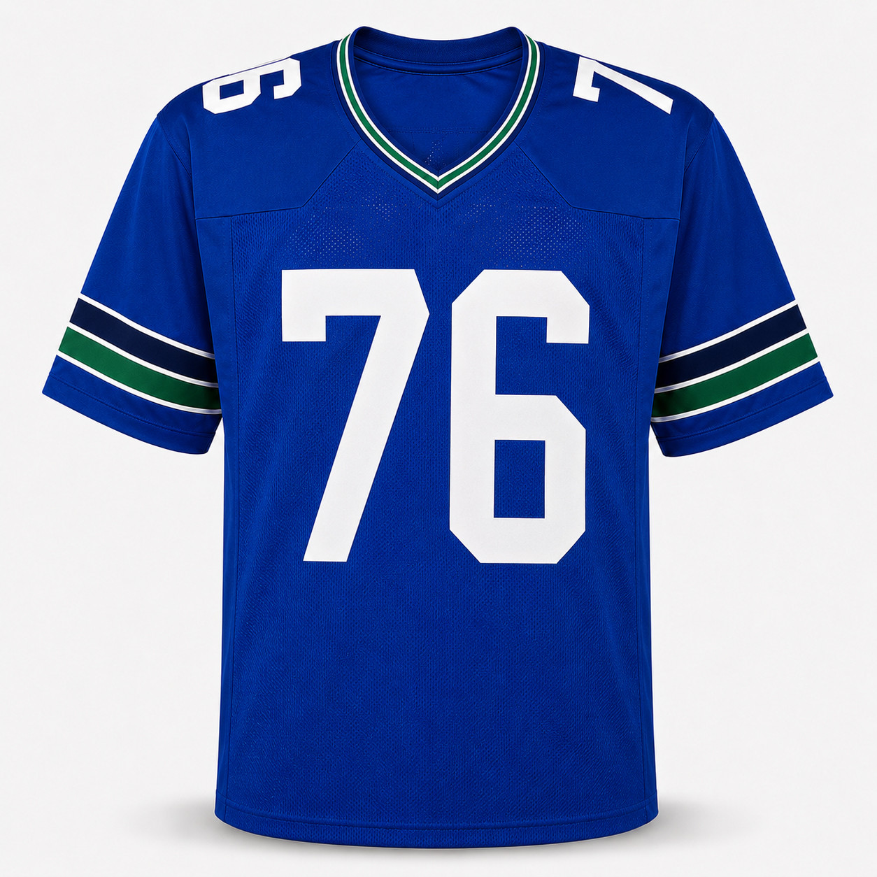 【激レア】【非売品】80s XEROX（ゼロックス）ユニフォーム Seattle Seahawks Grey Zabel Autographed Blue Throwback Jersey MCS