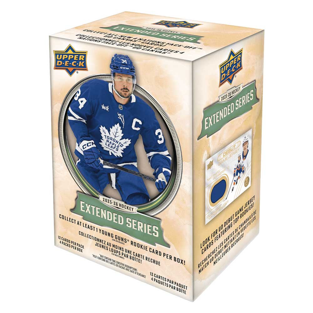 2025-26 Upper Deck Extended Series Hockey Blaster Box - Mill Creek