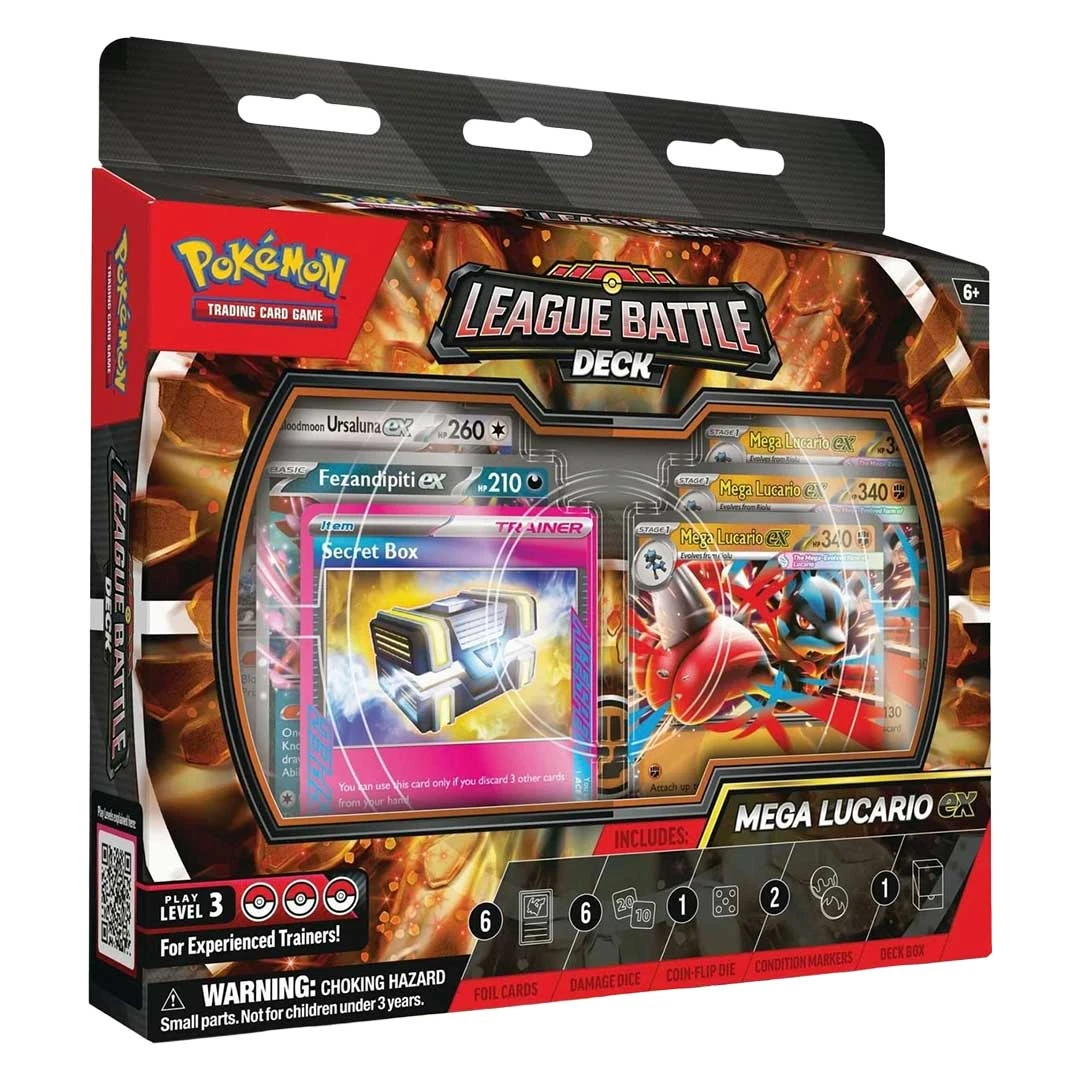 pokemon card mega lucario ex League Battle Deck Box Mega Lucario Ex #160 Prices