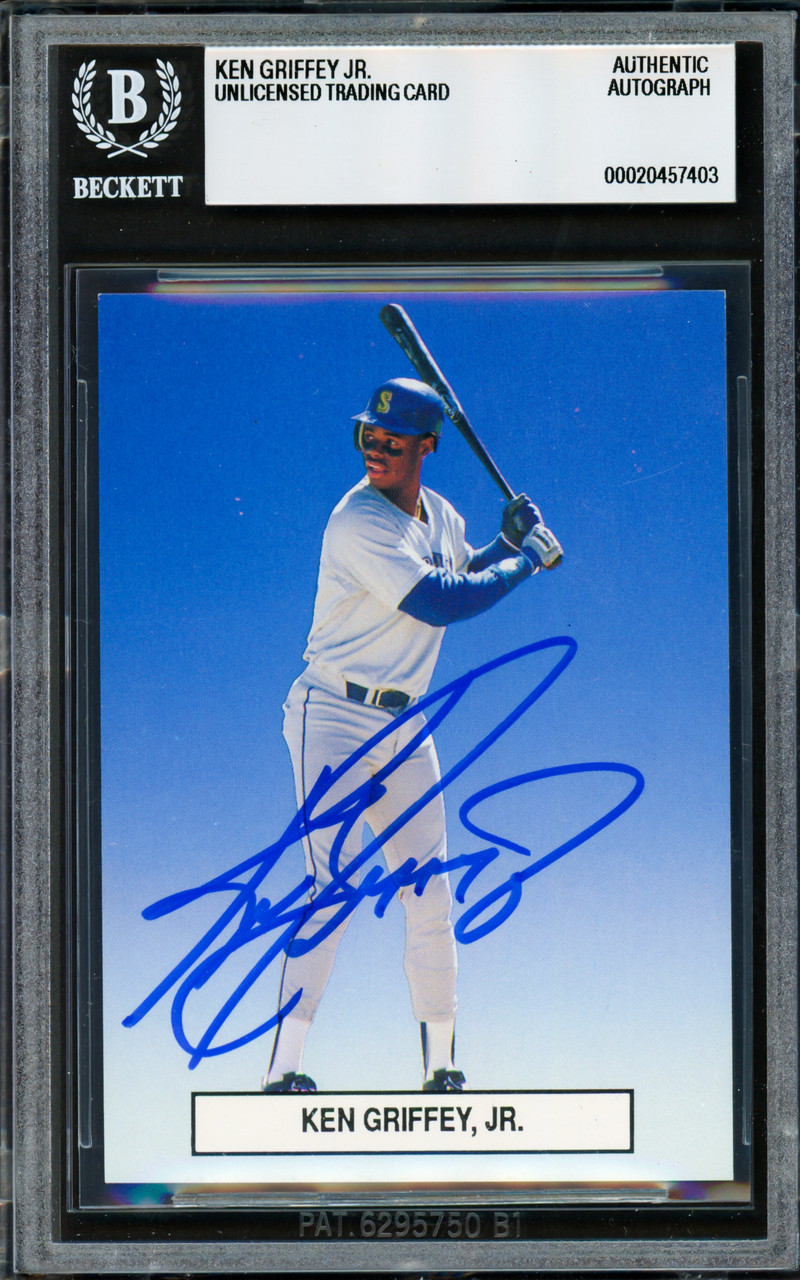 MLB 歴史　サインのある直筆の手紙　T206プレイヤー　F Beck Ken Griffey Jr. Autographed 1989 Premier Player Card #2 Seattle