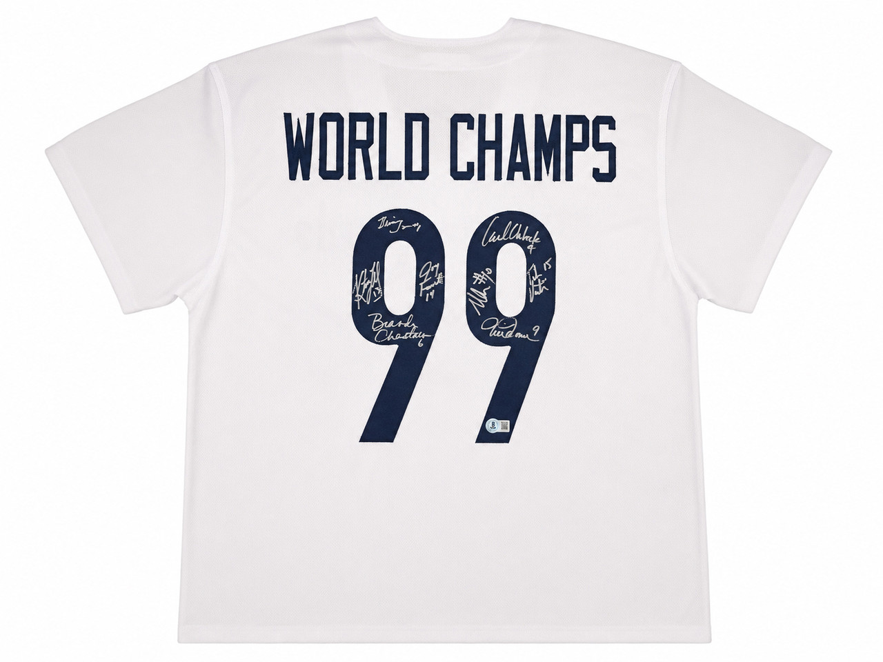 Team USA 1999 Women's World Cup Champions Autographed White Jersey