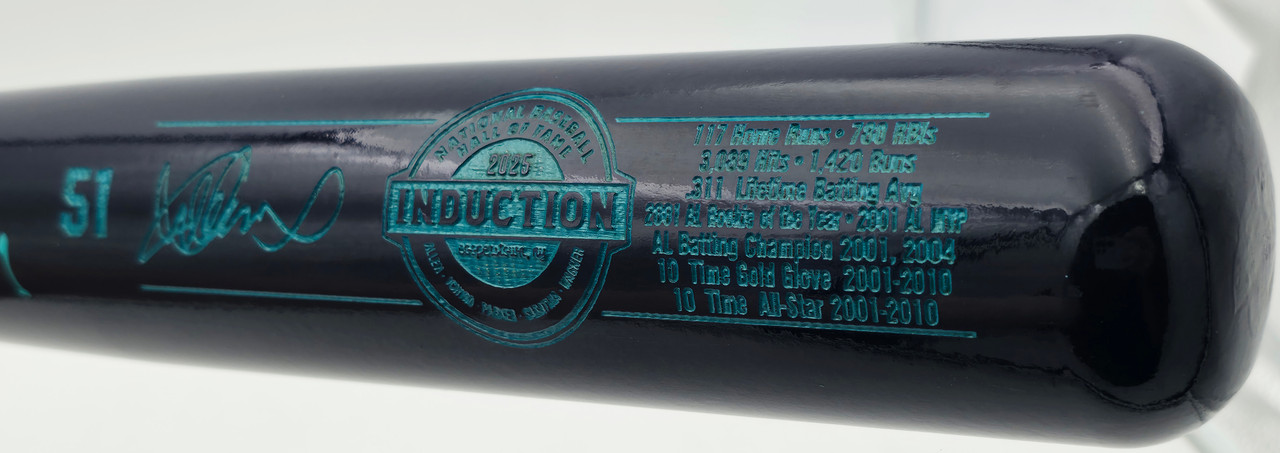 Ichiro Suzuki Autographed Blue 2025 Cooperstown HOF Induction