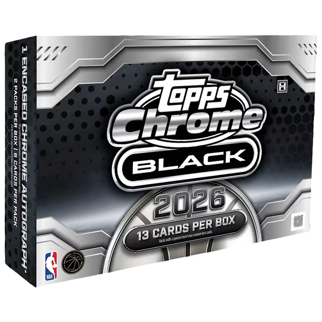 希少 Chrome Hearts ヨックモックBOX 2個セット 2025-26 Topps Chrome Black Basketball Hobby Box - Mill Creek Sports