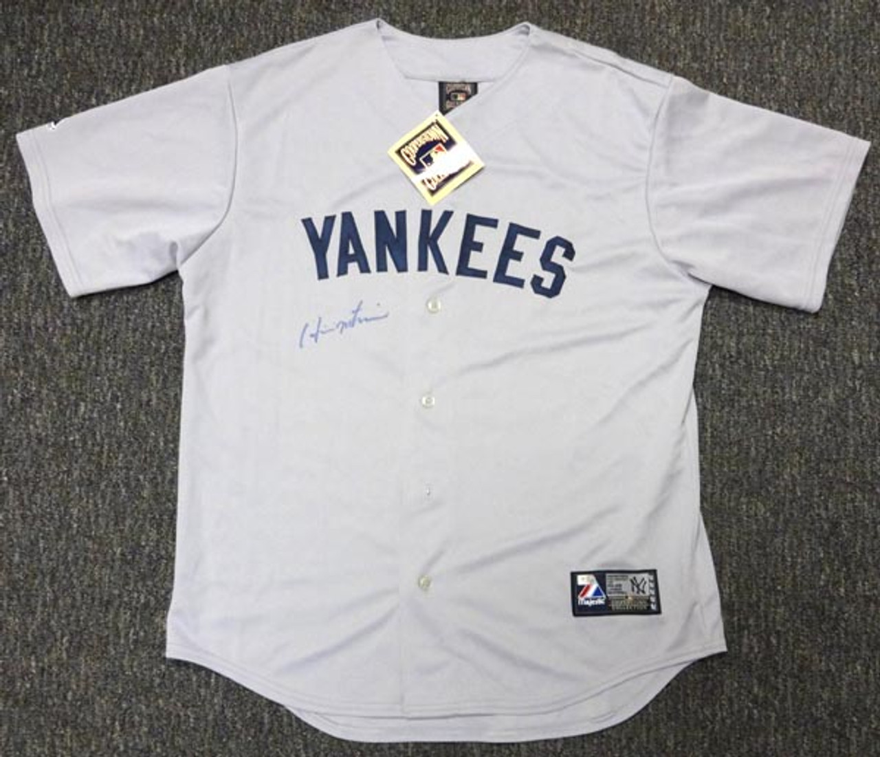 New York Yankees Hideki Matsui Autographed Gray Majestic Jersey MLB Holo #  FJ174997 - Mill Creek Sports