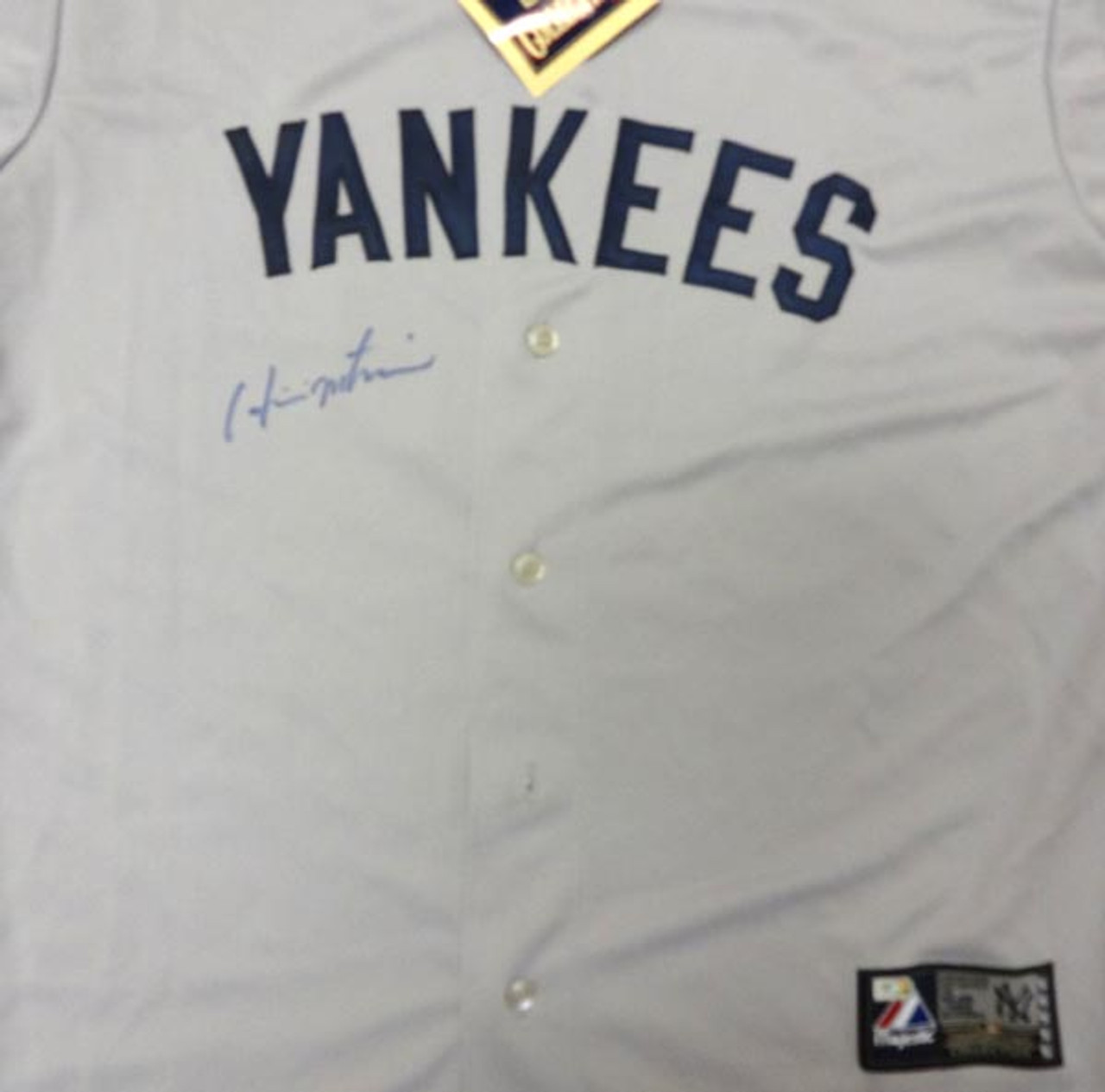 gray yankees jersey