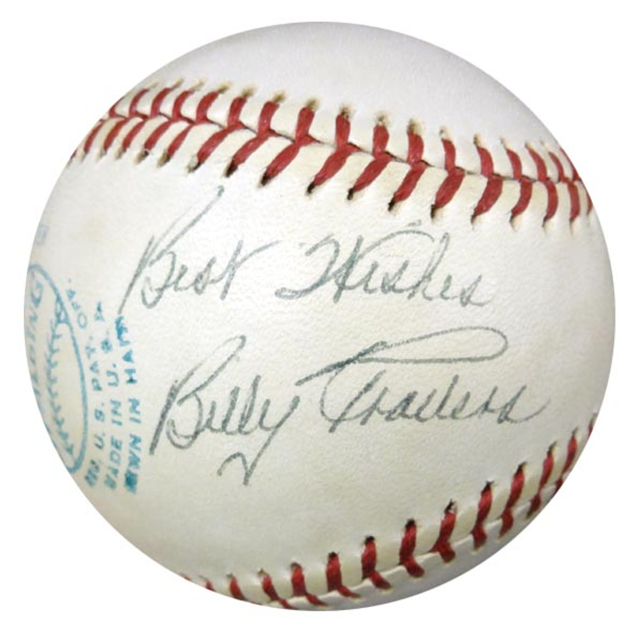 Hank Aaron Autographed Padres Baseball Atlanta Braves Best