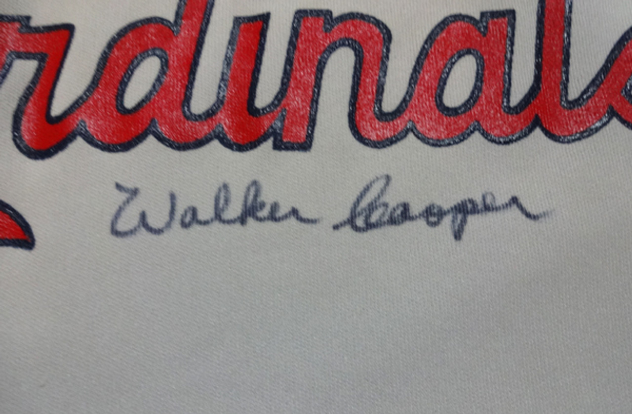 St. Louis Cardinals Walker Cooper Autographed Gray Jersey PSA/DNA