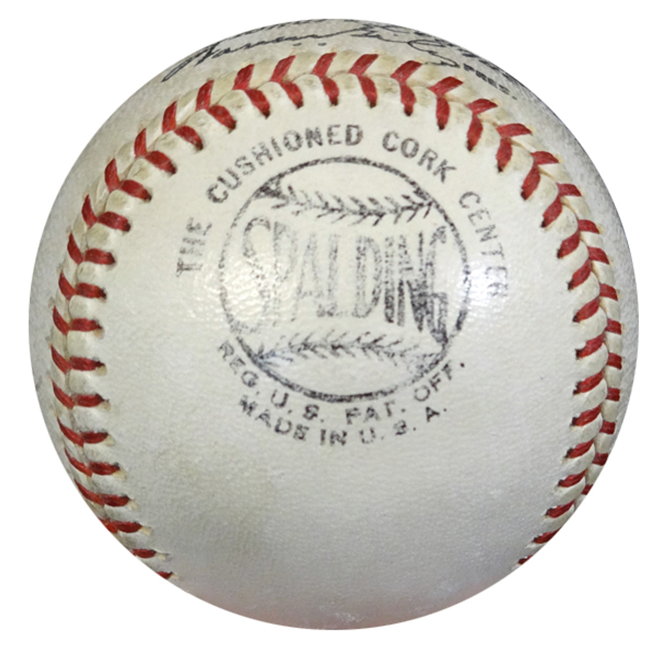 San Francisco Giants baseball with facsimile autographs & stand