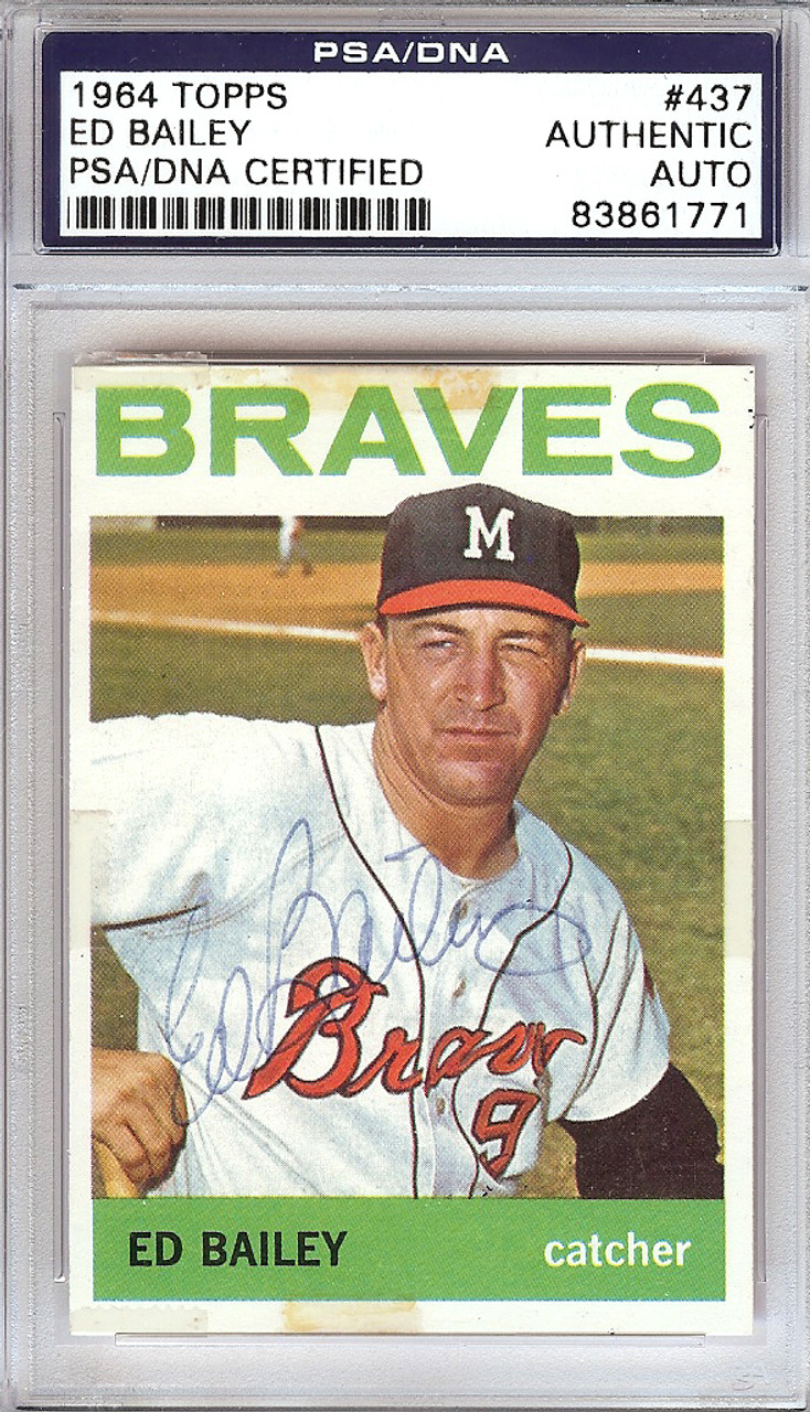 Hank Aaron Autographed 1965 Topps Card #170 Milwaukee Braves Vintage  Signature PSA/DNA #84523933 - Mill Creek Sports
