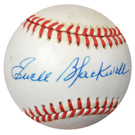 Ewell Blackwell Autographed Official NL Baseball New York Yankees, Cincinnati Reds PSA/DNA #AA37547