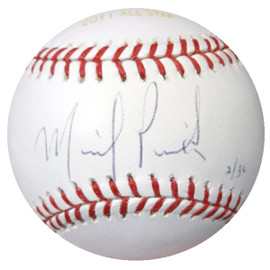 Michael Pineda Autographed Official MLB Baseball New York Yankees MLB Holo #FJ558519