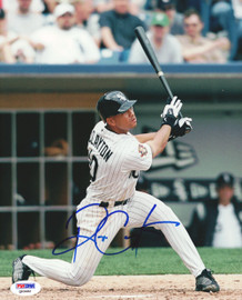 Royce Clayton Autographed 8x10 Photo Chicago White Sox PSA/DNA #Q93482