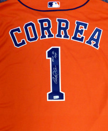 Carlos Correa Signed Autographed Gray Houston Astros Jersey
