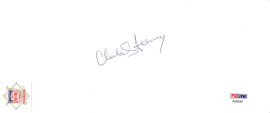 Charles "Chub" Feeney Autographed 4x10 Cut Signature PSA/DNA #AB50340