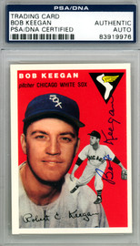 Bob Keegan Autographed 1994 1954 Topps Archives Reprint Card #100 Chicago White Sox PSA/DNA #83919976
