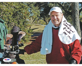 Dante "Gluefingers" Lavelli Autographed 8x10 Photo Cleveland Browns "HOF 1975" PSA/DNA #Q96286