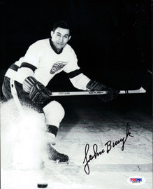 John Bucyk Autographed 8x10 Photo Boston Bruins PSA/DNA #L65575