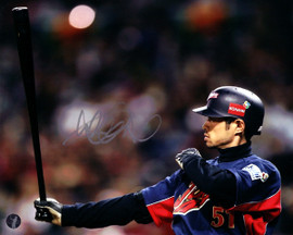 Ichiro Suzuki & Munenori Kawasaki Autographed 16x20 Photo
