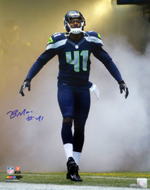 Byron Maxwell Autographed 16x20 Photo Seattle Seahawks MCS Holo Stock #76408