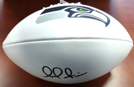 Paul Richardson Autographed White Logo Football Seattle Seahawks MCS Holo Stock #80902