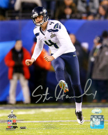 Steven Hauschka Autographed 8x10 Photo Seattle Seahawks Super Bowl MCS Holo Stock #85983