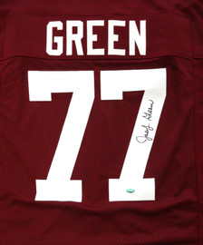 Texas A&M Aggies Jacob Green Autographed Maroon Jersey MCS Holo Stock #85999