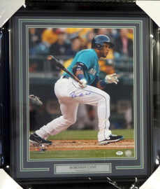 Robinson Cano Autographed Framed 16x20 Photo Seattle Mariners PSA/DNA ITP Stock #94176