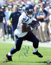 Thomas Rawls Autographed 16x20 Photo Seattle Seahawks MCS Holo Stock #113550