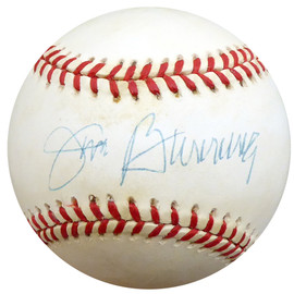 Jim Bunning Autographed Official NL Baseball Philadelphia Phillies Beckett BAS #D20371