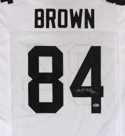 : Steelers Antonio Brown Autographed White Authentic