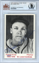 Ray Jablonski Autographed 1979 Diamond Greats Card #173 St. Louis Cardinals  Beckett BAS #10711134 - Mill Creek Sports
