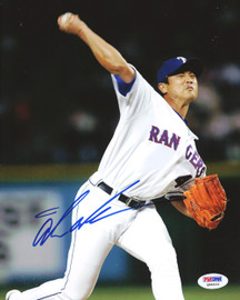 Akinori Otsuka Autographed 8x10 Photo Texas Rangers PSA/DNA #Q94533