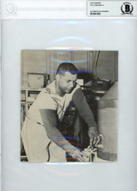 Roy Campanella Signed Post-Accident Brooklyn Dodgers Lithograph