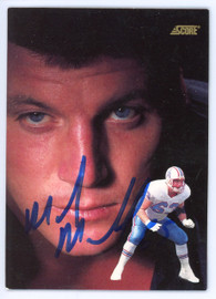 Mike Munchak Autographed 1991 Score Card #685 Houston Oilers SKU #134625