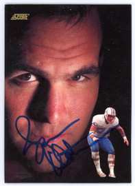 Bruce Matthews Autographed 1991 Score Card #684 Houston Oilers SKU #134630