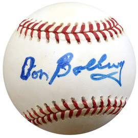 Don Bollweg Autographed Official AL Baseball New York Yankees, St. Louis Cardinals Beckett BAS #F26050