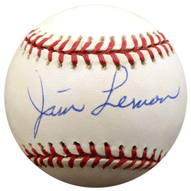 Jim Lemon Autographed Official AL Baseball Cleveland Indians, Washington Senators Beckett BAS #F29485