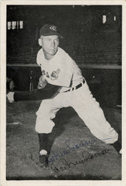 Autographed HOF'R BOB FELLER - Cleveland Indians Photo