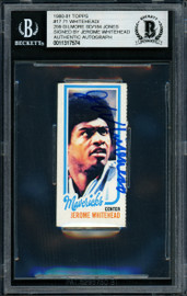 Jerome Whitehead Autographed 1980-81 Topps Card #71 Dallas Mavericks Beckett BAS #11317574